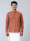 Ramraj Mens Cotton Striped Short Length Kurta