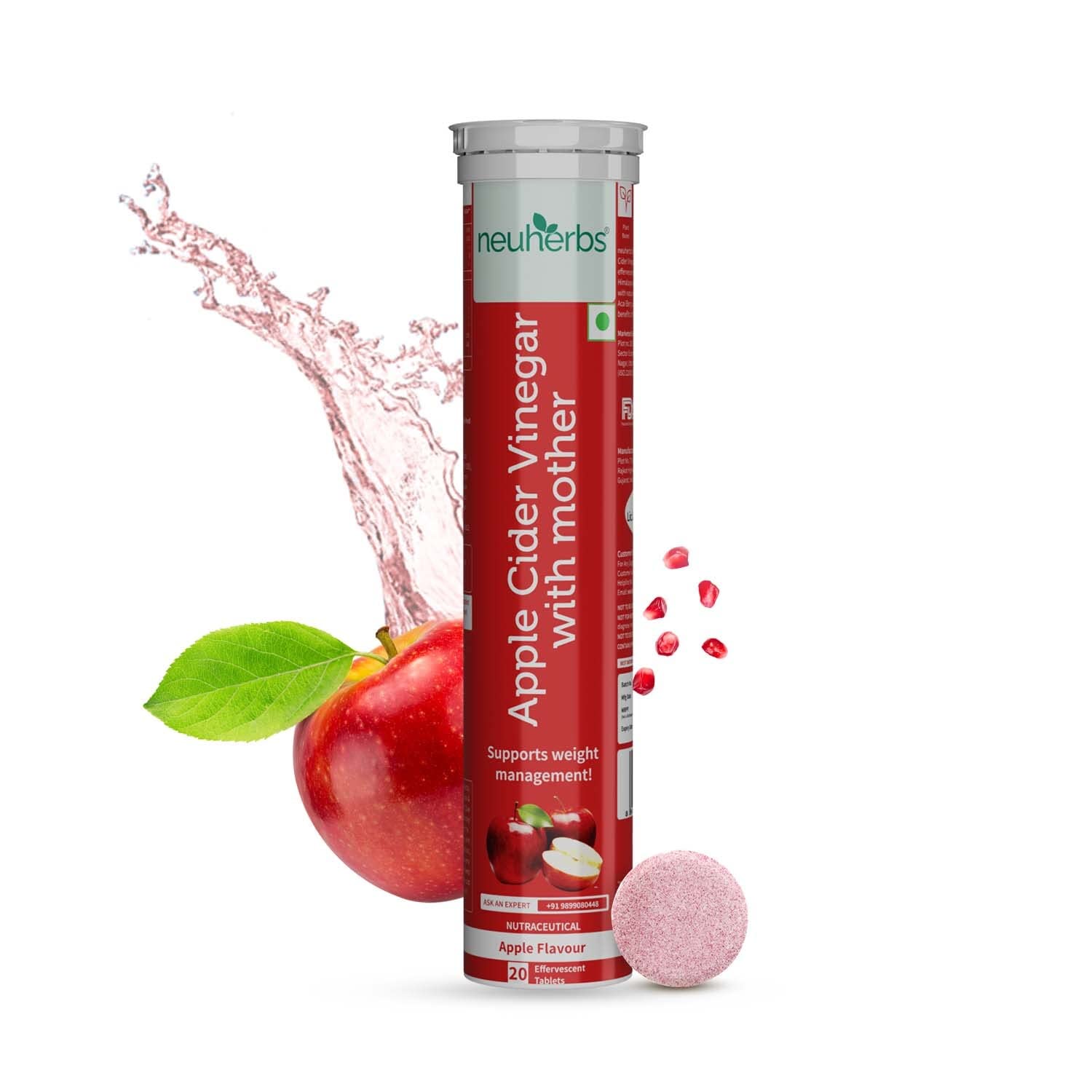 neuherbs Plant Based Apple Cider Vinegar With Mother