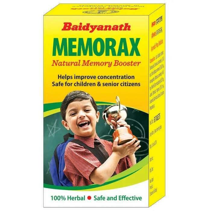 Baidyanath Kolkata Memorax Tablets - 50 Tabs