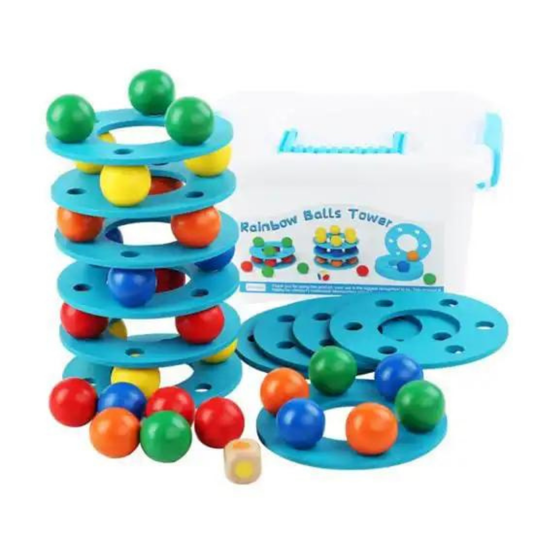 Rainbow Balls Tower - Daily Needs Products