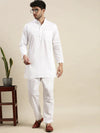 Ramraj Mens Cotton White Kurta Pyjama Set - Daily Needs Products