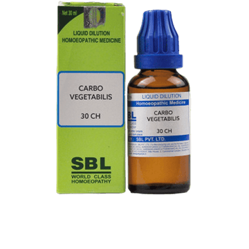 SBL Homeopathy Carbo Vegetabilis Dilution 30 CH