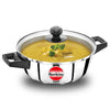 Hawkins Stainless Steel Cook n Serve Casserole with Glass Lid - Daily Needs Products