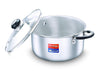 Prestige Tri-Ply Splendor Stainless Steel Casserole with Glass Lid - Daily Needs Products