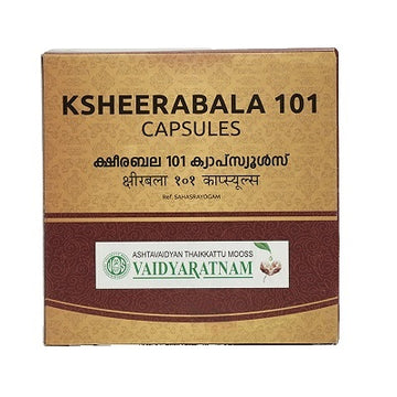 Vaidyaratnam 101 Ksheerabala Soft Gel Capsule - 100 Nos