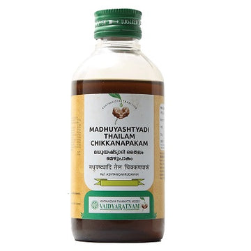 Vaidyaratnam Madhuyashtyadi Thailam Chikkanapakam - 200 ML