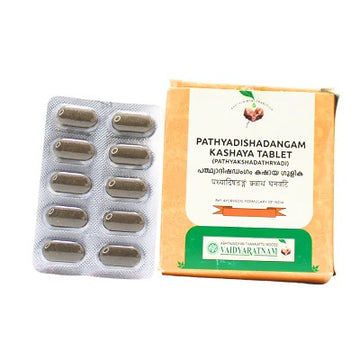 Vaidyaratnam Pathyadi Shadangam Kashaya Gulika Tablet - 100 Nos