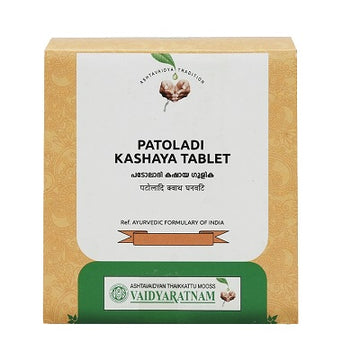 Vaidyaratnam Patoladi Kashaya Gulika - 100 Nos