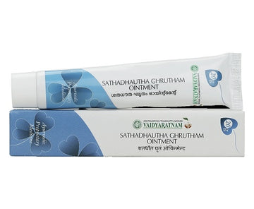 Vaidyaratnam Sathadhautha Ghrutham Ointment - 20 GM