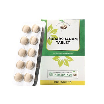 Vaidyaratnam Sudarshanam Gulika Tablets - 100 Nos