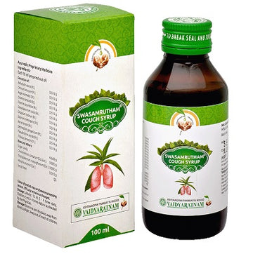 Vaidyaratnam Swasamrutham Cough Syrup - 100 ML