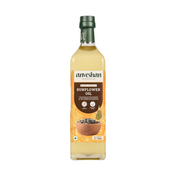 Anveshan Wood Pressed Sunflower Oil - 1 L