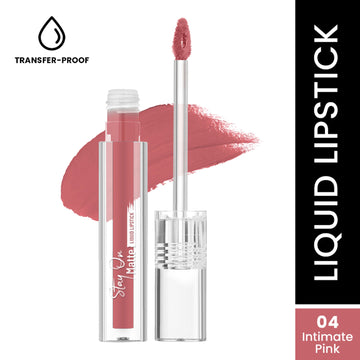Swiss Beauty Matte Long Lasting Stay Maxx Lip Crayon Lipstick Matte Finish - Pink Rose