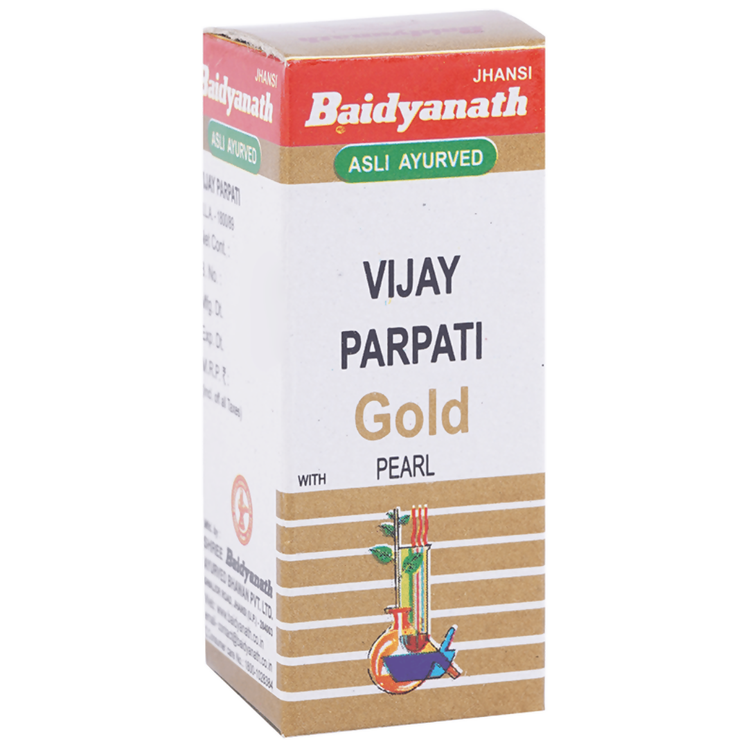 Baidyanath Jhansi Vijay Parpati Gold With Pearl - 1 GM