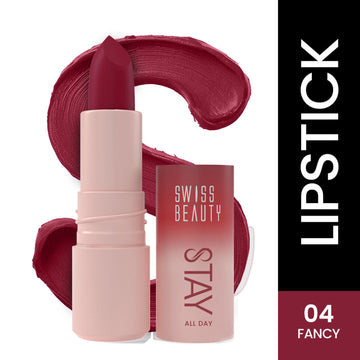 Swiss Beauty Matte Hour Waterproof Liquid Lipstick, Up To 10-Hour - 6 Berry Fizz