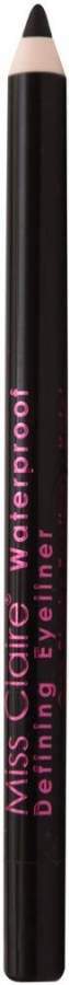 Miss Claire Waterproof Defining Eyeliner One Stroke Eyeliner Kajal, Party Black