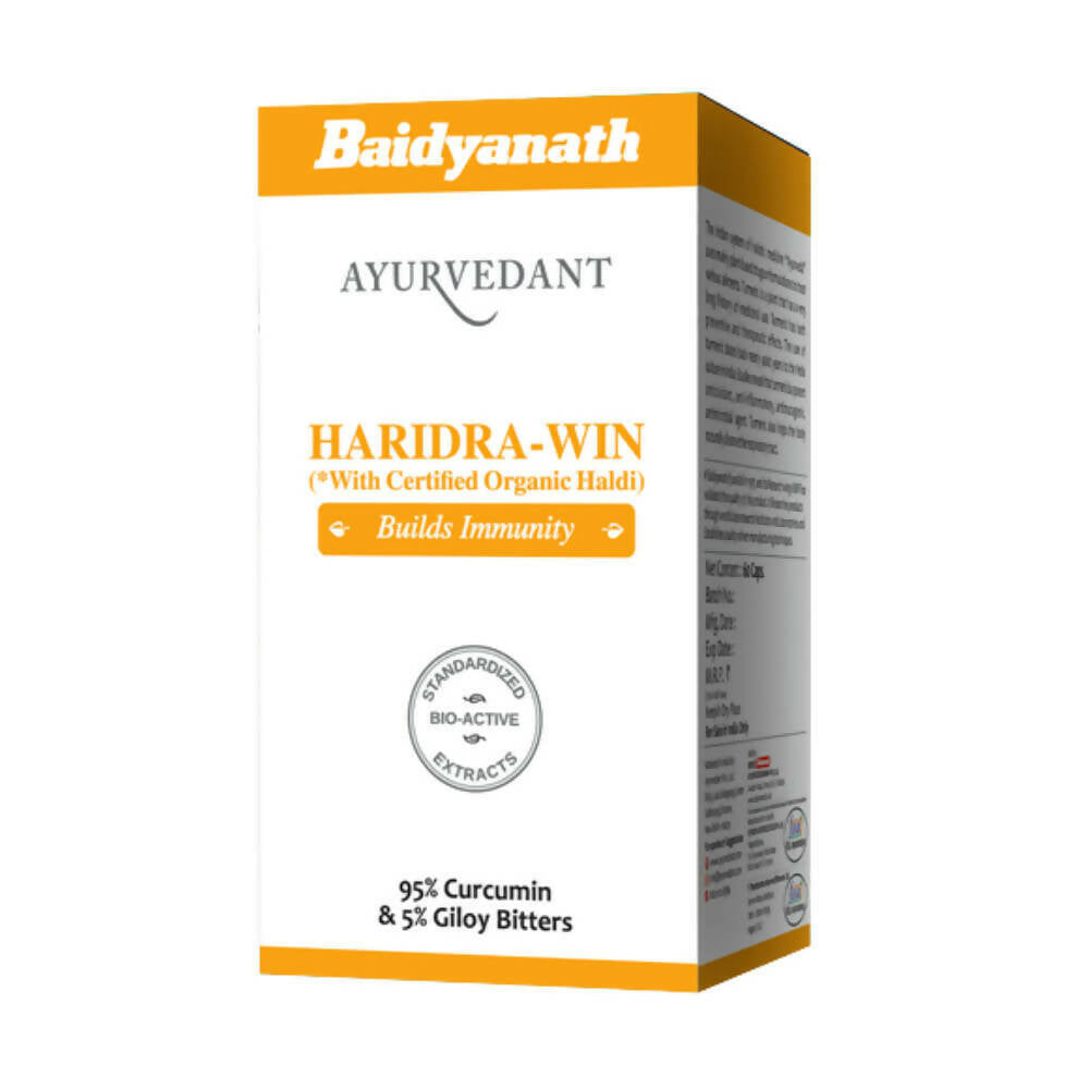 Baidyanath Jhansi Ayurvedant Haridra-Win Capsules - 60 Caps