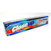 Closeup Fire Freeze Toothpaste