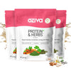 OZiva Protein & Herbs for Women - Protein Powder to Reduce Body Fat, Manage Weight & Metabolism, No Added Sugar
