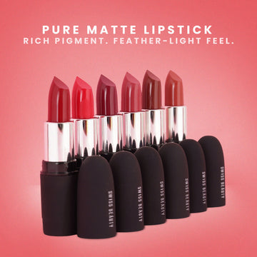 Swiss Beauty Bold Matt Lip Liner Pencil, Long-lasting , Matte Finish , Non-Drying - 8 Orange Red