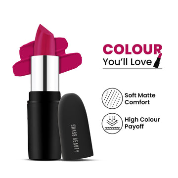 Swiss Beauty Bold Matt Lip Liner Pencil, Long-lasting , Matte Finish , Non-Drying - 2 Maroon