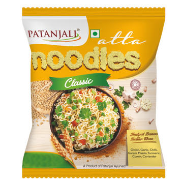 Patanjali Atta Noodles classic 60gm ( Pack of 10) : 