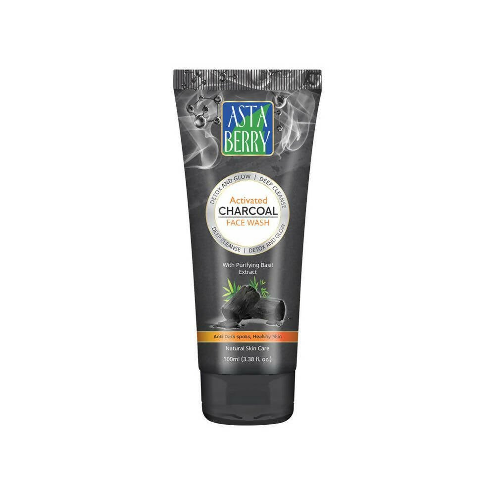Astaberry Charcoal Face Wash- Detox & Glow