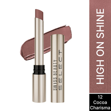 Swiss Beauty HD Matte Lipstick , High Coverage , Lightweight - 09 Cute Nude