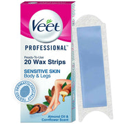Veet Professional Waxing Strips for Women - Sensitive Skin