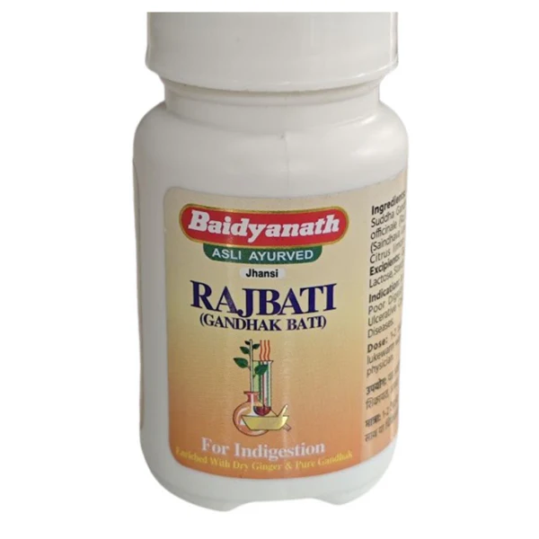 Baidyanath Jhansi Rajbati (Gandhak Bati) - 60 Tabs