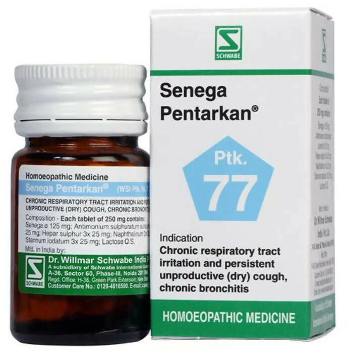 Dr. Willmar Schwabe India Senega Pentarkan Pkt 77 Tablets