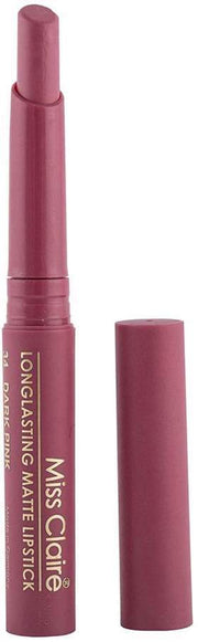 Miss Claire Longlasting Matte Lipstick, Dark Pink 34