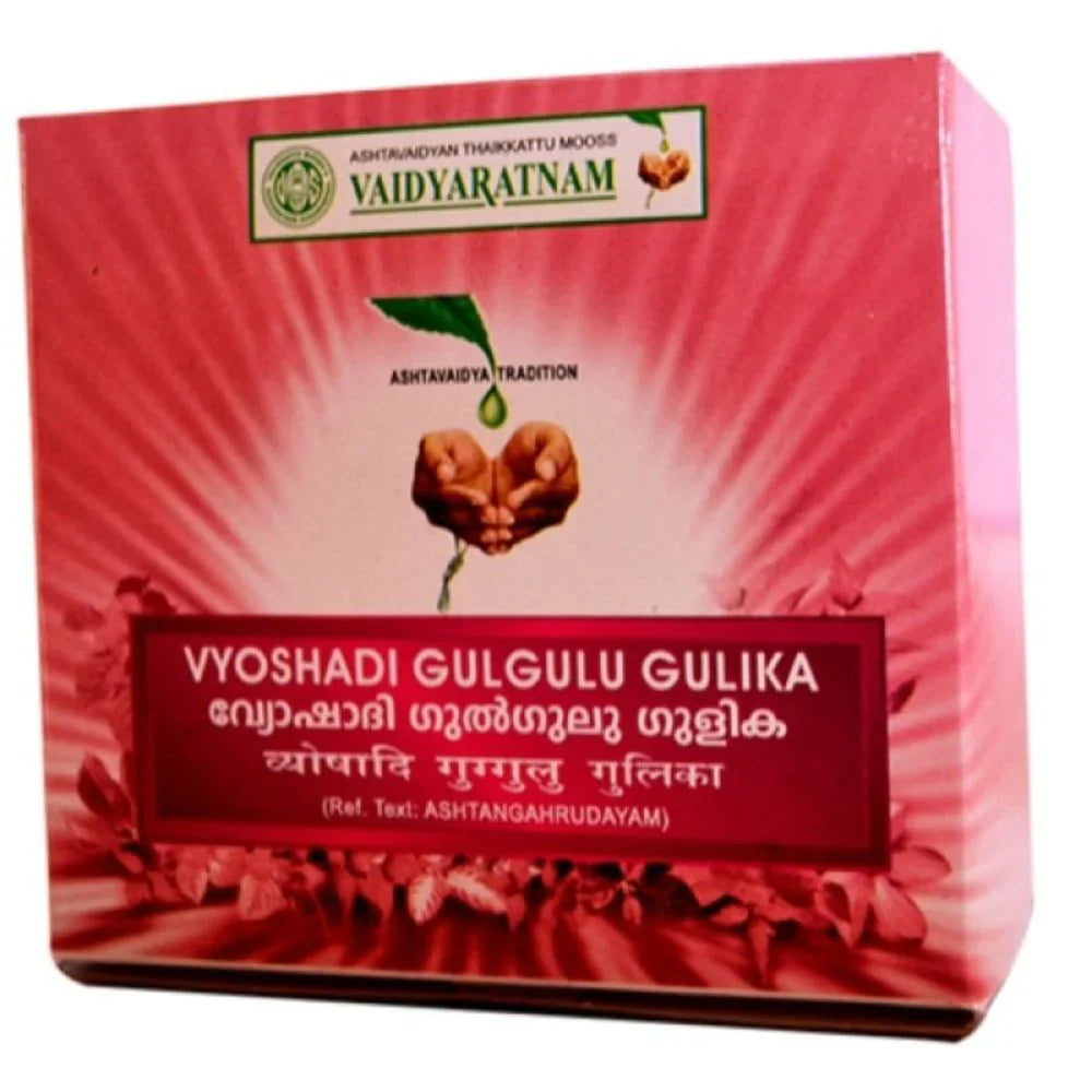 Vaidyaratnam Vyoshadi Gulgulu Gulika Tablet