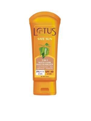 Buy Lotus Herbals Safe Sun Sunscreen SPF 40 online Australia [ AU ] 