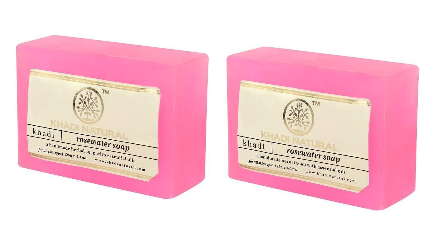 Buy Khadi Natural Handmade Herbal Soap, Rosewater online Australia [ AU ] 