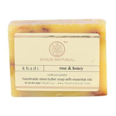 Buy Khadi Natural Rose & Honey Soap With Shea Butter online Australia [ AU ] 