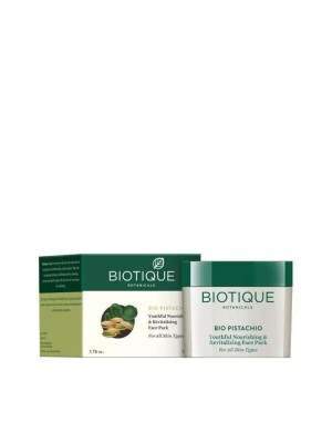 Buy Biotique Bio Pistachio Youthful Nourishing and Revitalizing Face Pack online Australia [ AU ] 