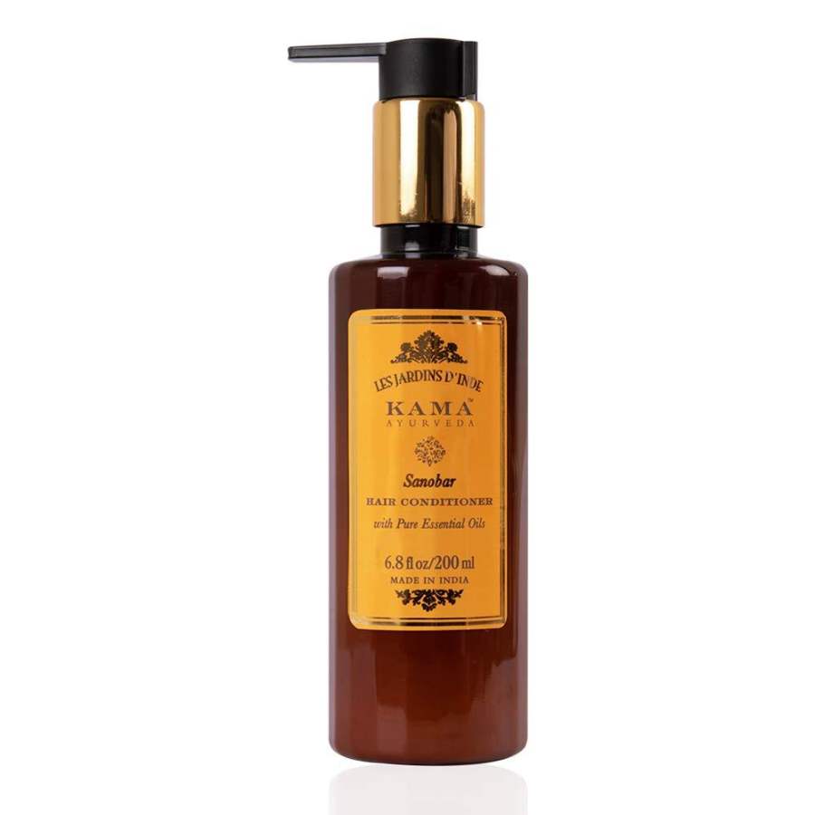 Buy Kama Ayurveda Sanobar Hair Conditioner with Pure Essential Oils of Cypress and Orange, 6.7 Fl Oz online Australia [ AU ] 