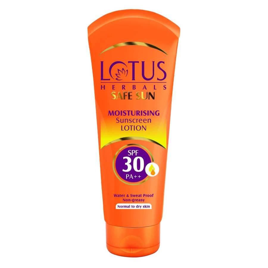 Buy Lotus Herbals Safesun Moisturising Sunscreen Lotion SPF 30 online Australia [ AU ] 