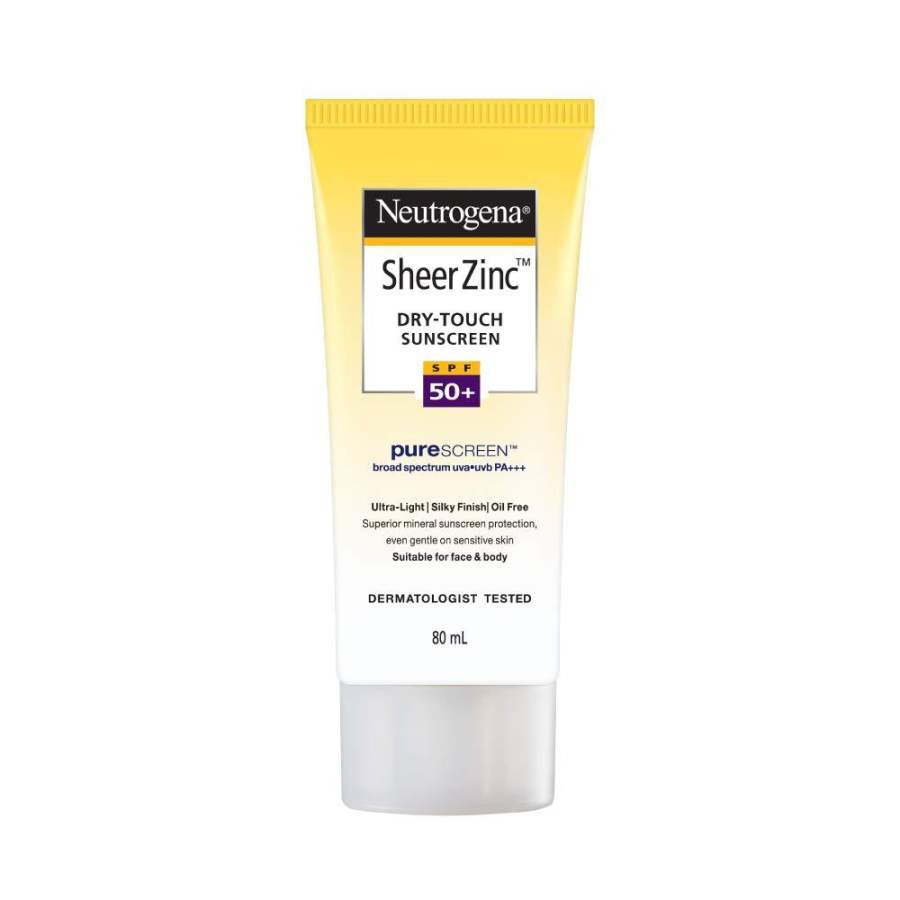 Buy Neutrogena Sheer Zinc Dry Touch SPF50+ Sunscreen online Australia [ AU ] 