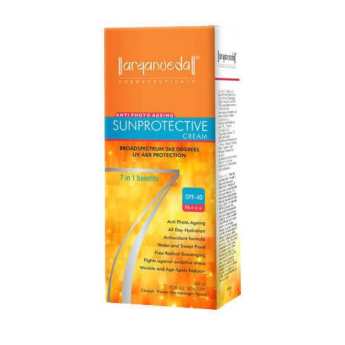 Buy Aaryanveda Anti Photo Ageing Sunprotective Matte Gel (SPF-40) - 60 ml online Australia [ AU ] 