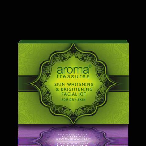 Buy Aroma Magic Aroma Treasures Skin Whitening & Brightening Facial Kit For Dry Skin online Australia [ AU ] 