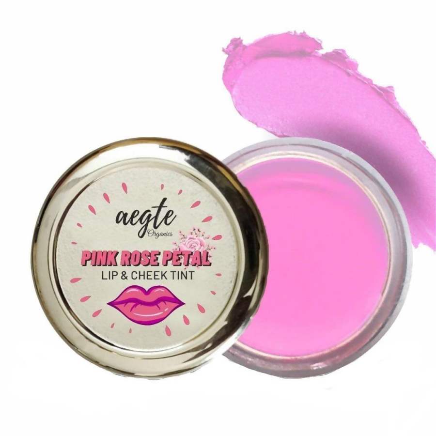 Buy Aegte Organics Pink Rose Petal Lip & Cheek Tint Balm online Australia [ AU ] 