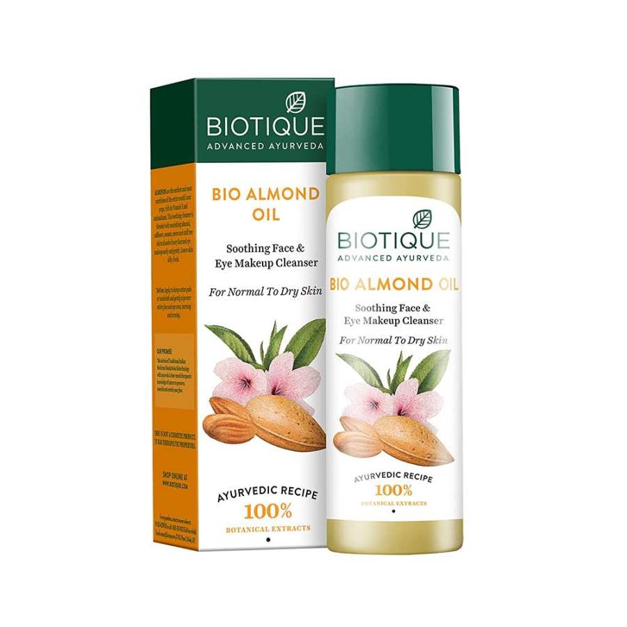 Buy Biotique Bio Almond Oil Soothing Face and Eye Makeup Cleanser online Australia [ AU ] 