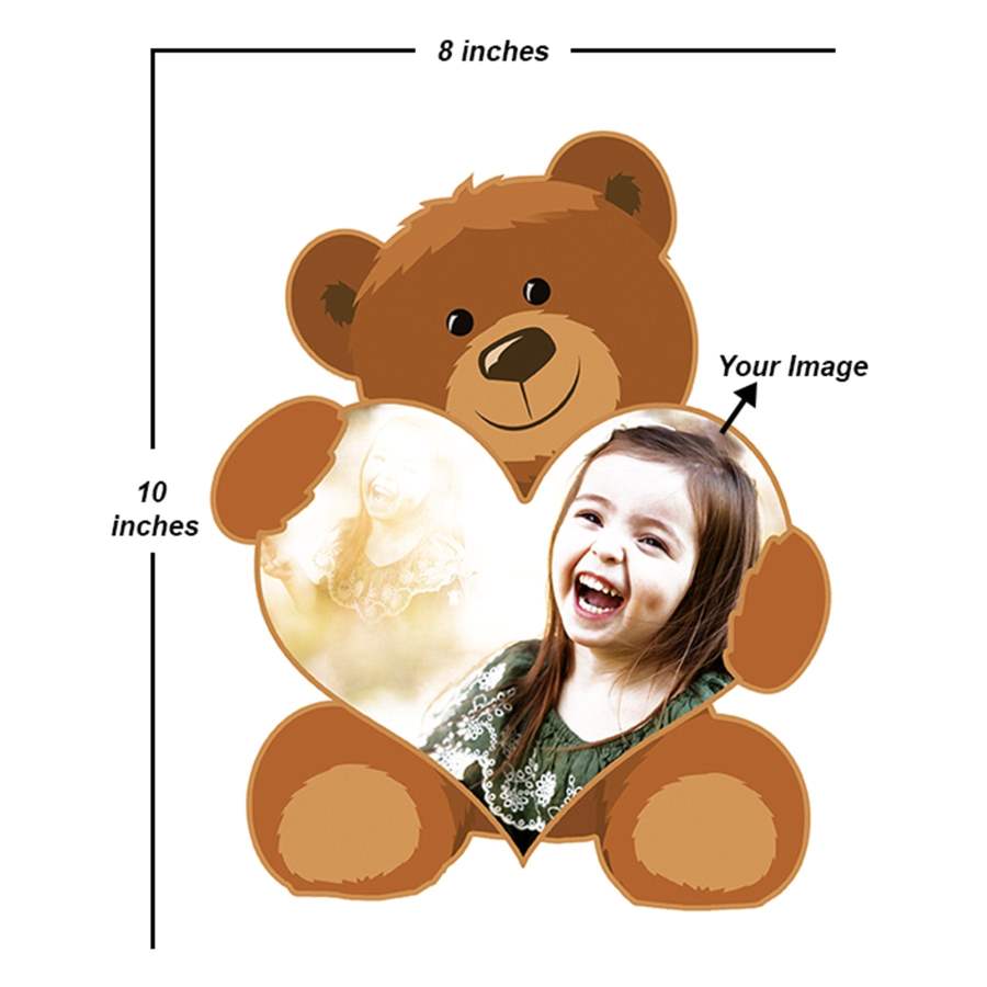 Buy Amman Traders Personalized Teddy Shape Cut-Out with Your Photo online Australia [ AU ] 