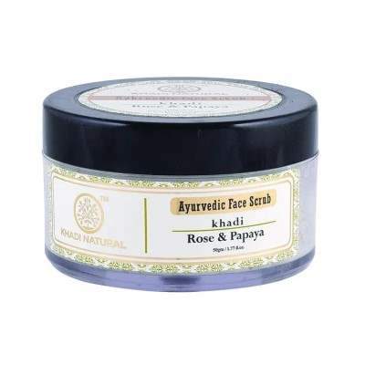 Buy Khadi Natural Face Scrub Rose & Papaya online Australia [ AU ] 