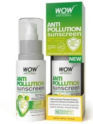 Buy WOW Skin Science Anti Pollution Sunscreen Lotion online Australia [ AU ] 
