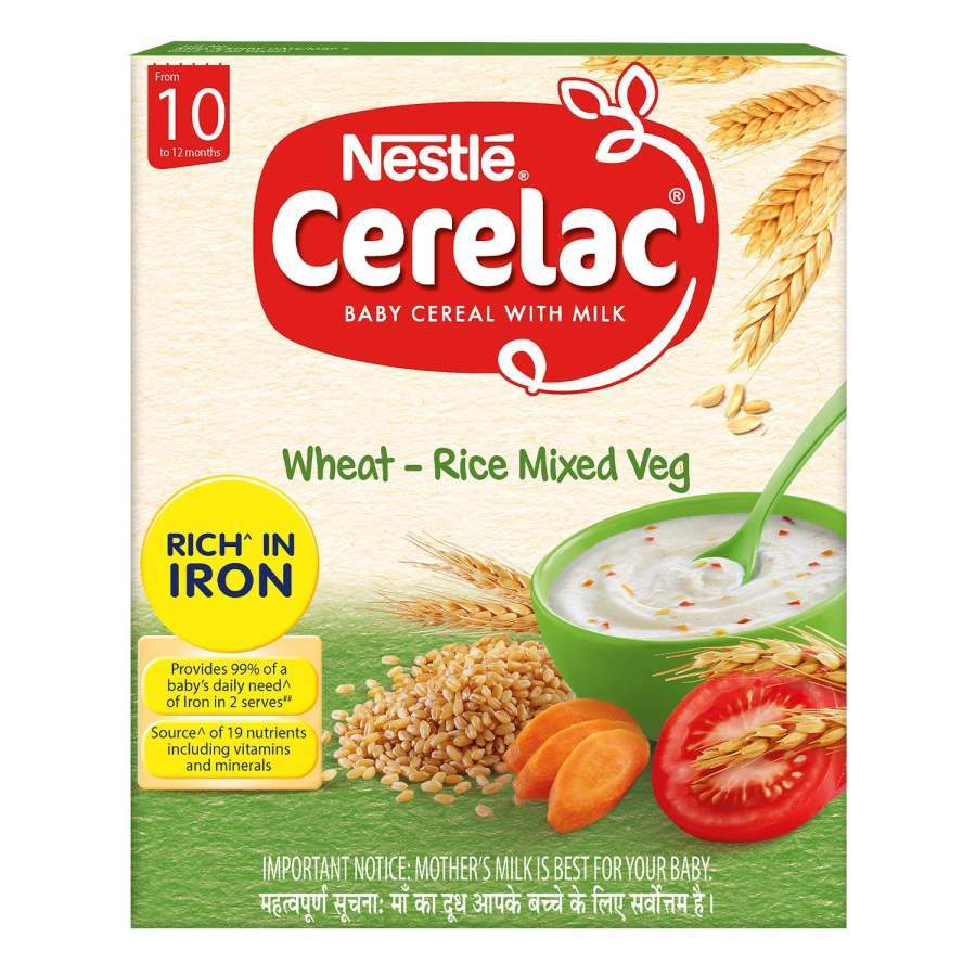 Buy Nestle Cerelac Stage 3 Wheat Rice Mixed Veg online Australia [ AU ] 