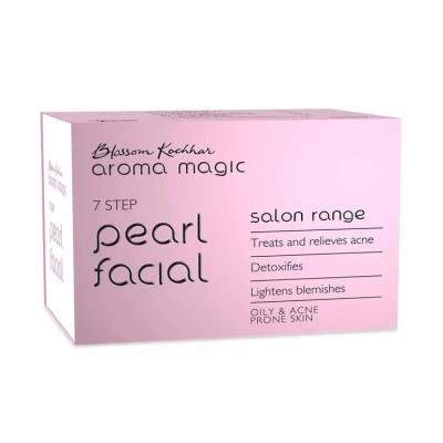 Buy Aroma Magic 7 Step Pearl Facial Kit Salon Range (Oily and Acne Prone Skin)