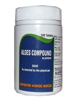 Buy Alarsin Ayurveda Aloes Compound Tablets online Australia [ AU ] 